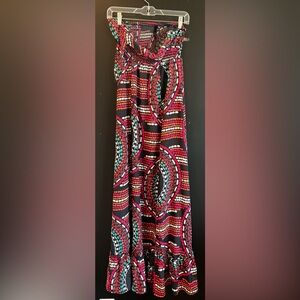 BELLATRIX Sleeveless Colorful Maxi Dress